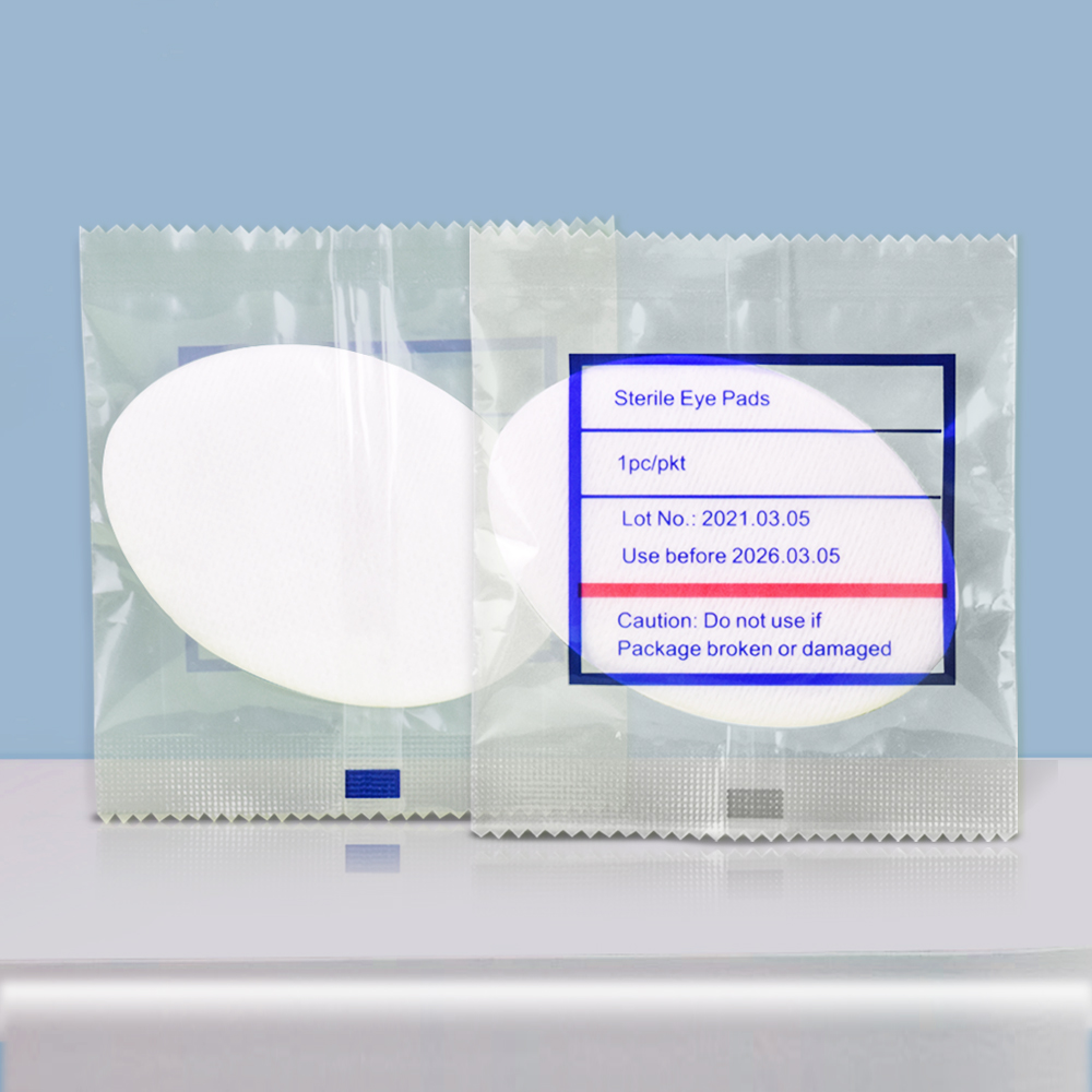 Persediaan medis sekali pakai: bantalan mata steril